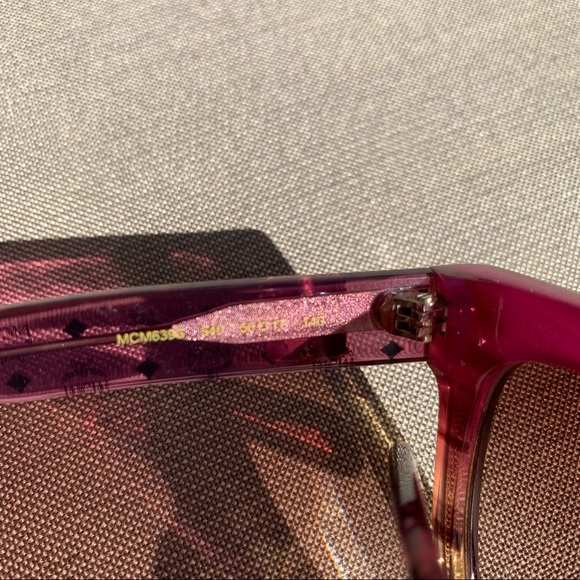 MCM Purple Ombré Sunglasses Cat Eye - Picture 7 of 10